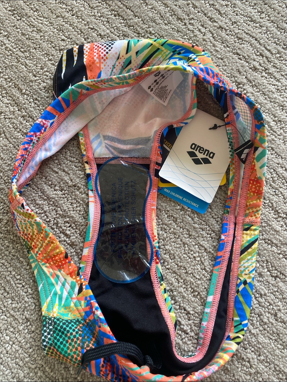 Arena Tropical Floral Bikini Suit. - Picture 9 of 9